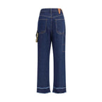 Darkpark Blue Cotton Jeans Denim