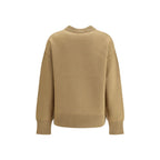 Ami Paris Beige Fleece Wool Sweatshirt