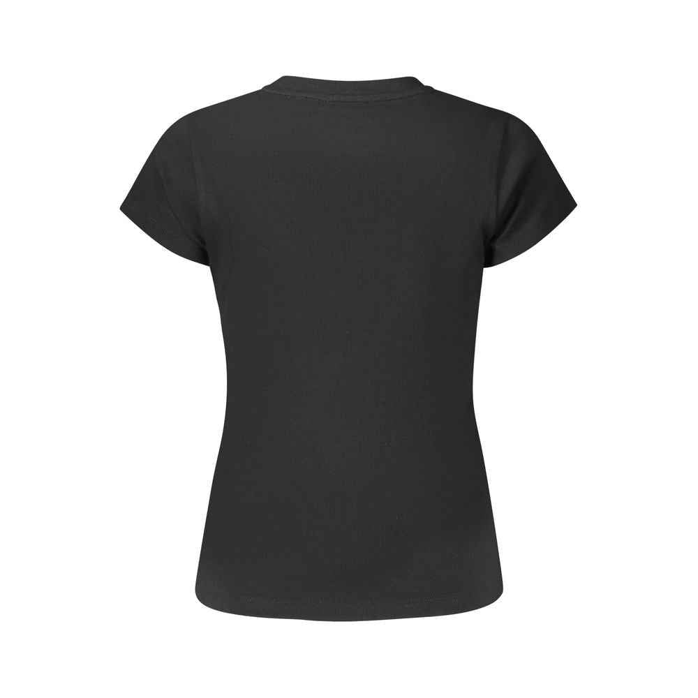 Pepe Jeans Black Cotton Women T-Shirt