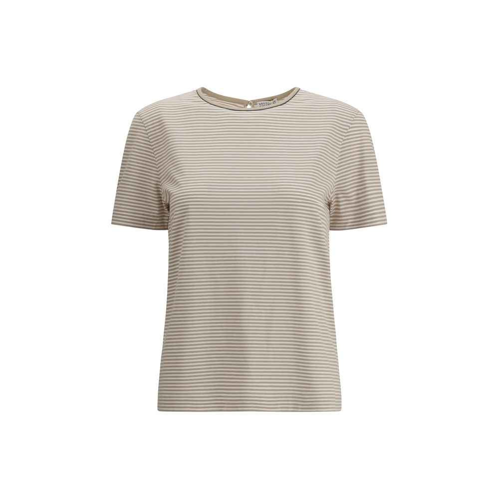 Brunello Cucinelli Striped jersey T-Shirt