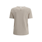 Brunello Cucinelli Beige Cotton T-Shirt