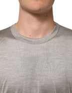 Dolce & Gabbana Beige Hazelnut Cotton Shortsleeve Shirt T-shirt