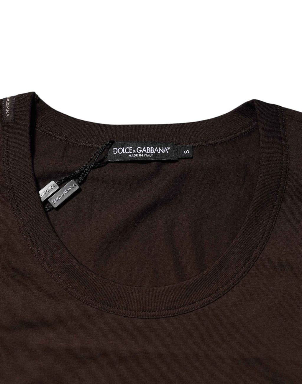 Dolce & Gabbana Brown Cotton Sleeveless Underwear Men Tank Top