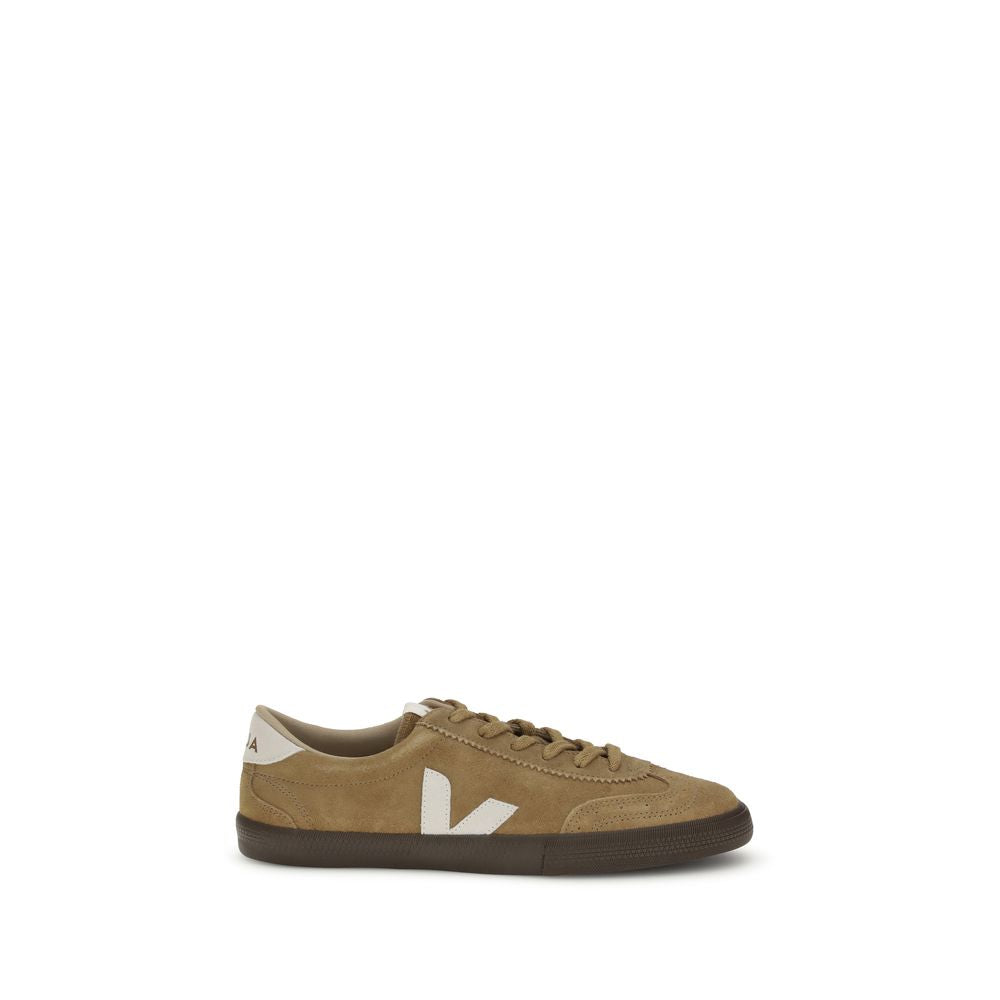 Veja Brown Leather Sneakers