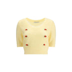 Alessandra Rich Short sleeve mohair Sweater