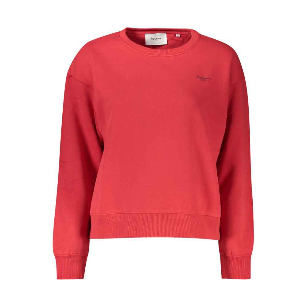Pepe Jeans Red Organic Cotton Women Sweater
