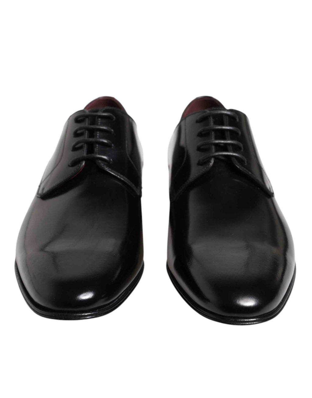Dolce & Gabbana Men Dress Black Calfskin Leather Derby Shoes
