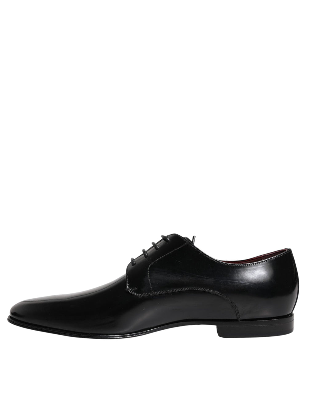 Dolce & Gabbana Men Dress Black Calfskin Leather Derby Shoes
