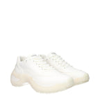 Max Mara White Fabric Chunky Sneakers