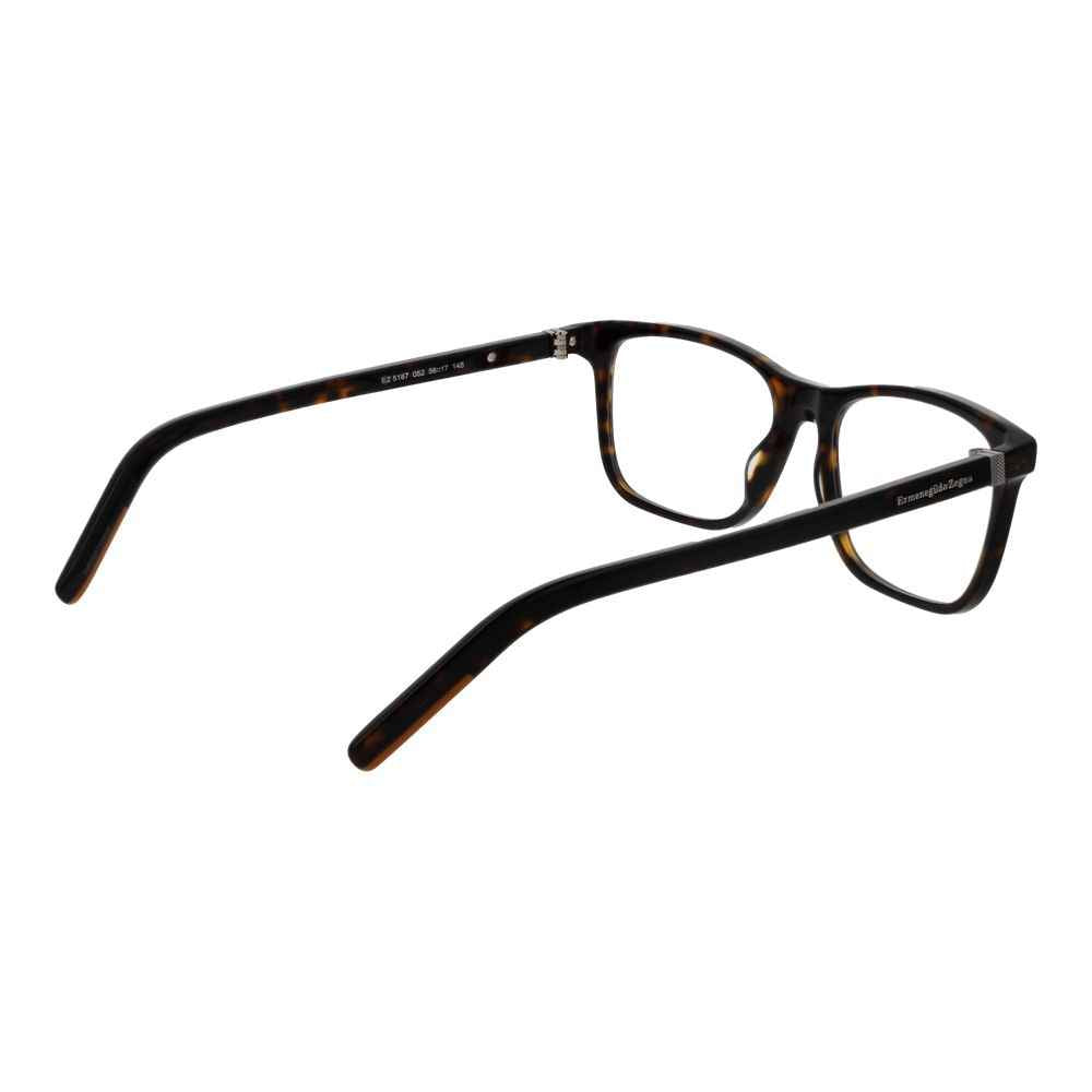 Ermenegildo Zegna Brown Men Optical Frames