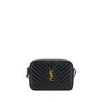 Saint Laurent Black Calf Leather Bos Taurus Shoulder Bag