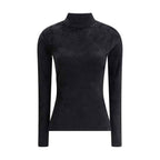 Versace Chenille Top with half nec