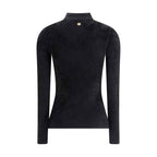 Versace Chenille Top with half nec