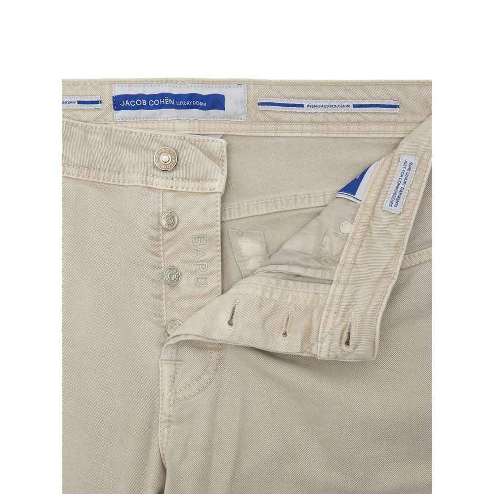 Jacob Cohen Beige Cotton Jeans Denim