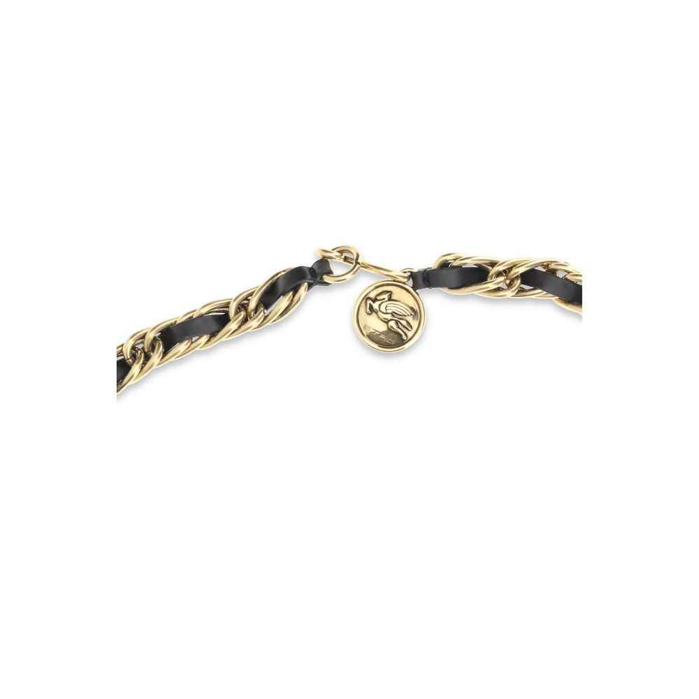 Etro Leather and chain Belt