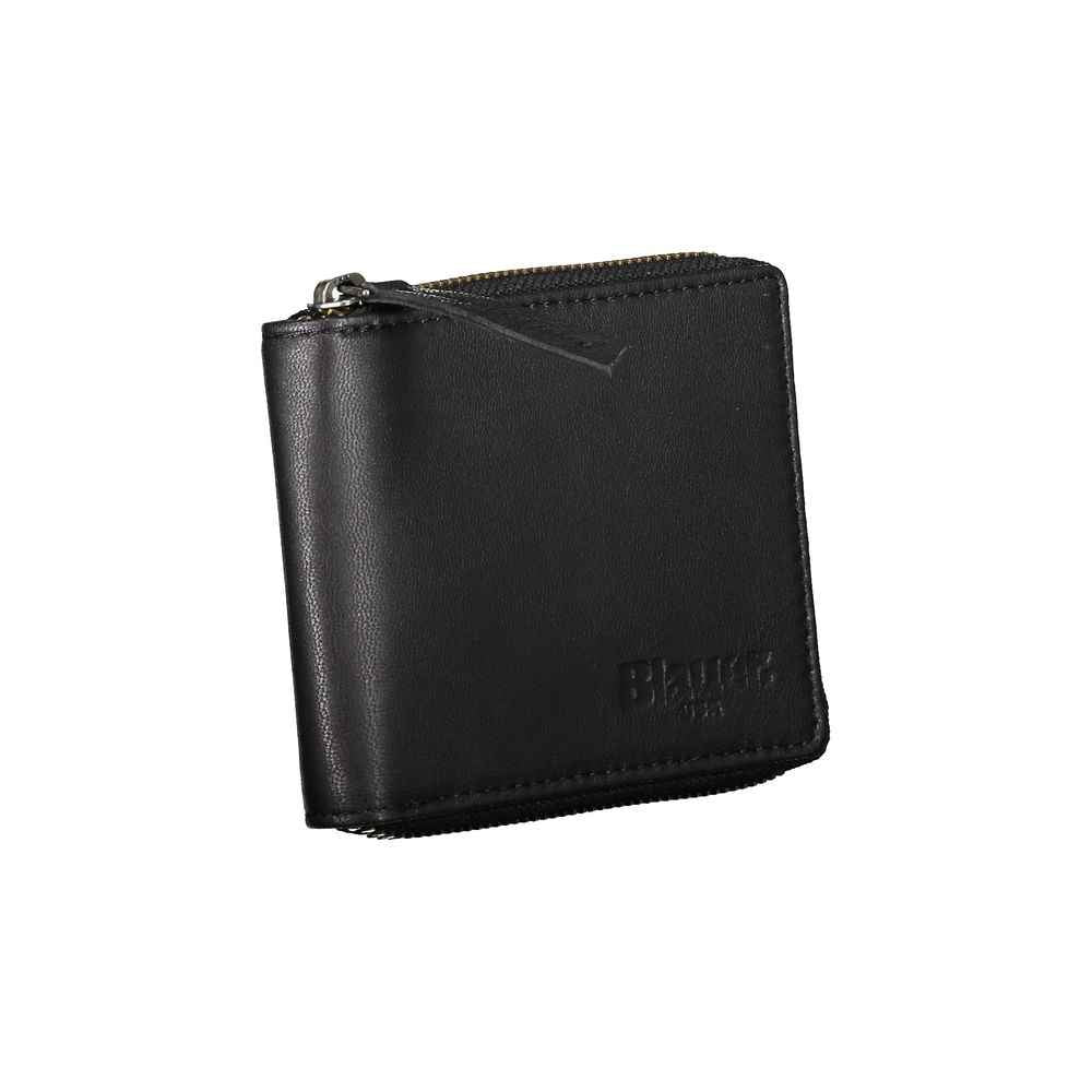 Blauer Black Leather Wallet