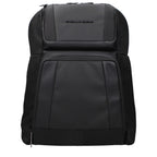 Piquadro Black Nylon Backpack