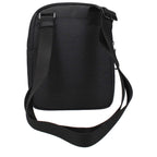 Piquadro Black Fabric Crossbody Bag