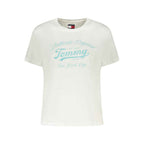 Tommy Hilfiger White Cotton Women T-Shirt