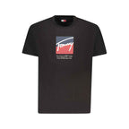 Tommy Hilfiger Black Cotton Men T-Shirt