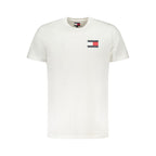 Tommy Hilfiger White Cotton Men T-Shirt