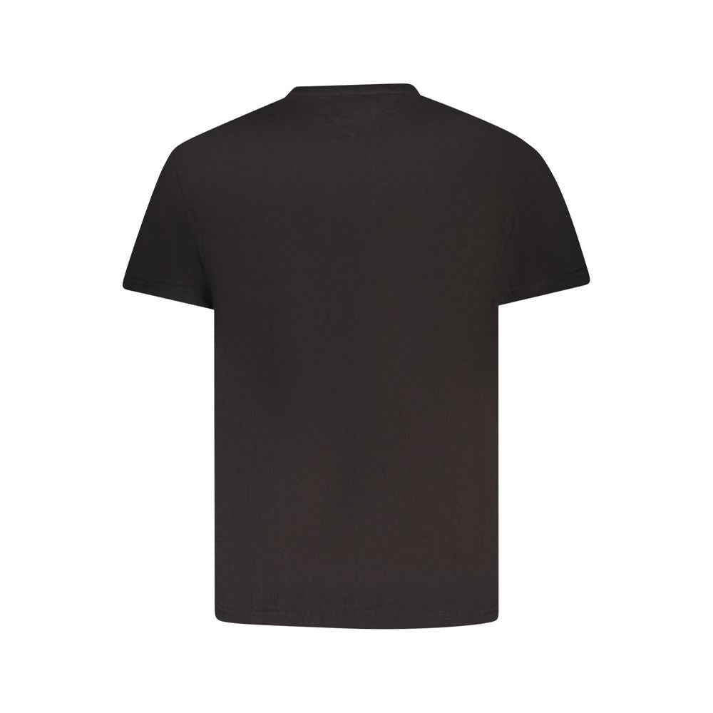 Tommy Hilfiger Black Cotton Men T-Shirt