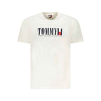 Tommy Hilfiger White Cotton Men T-Shirt