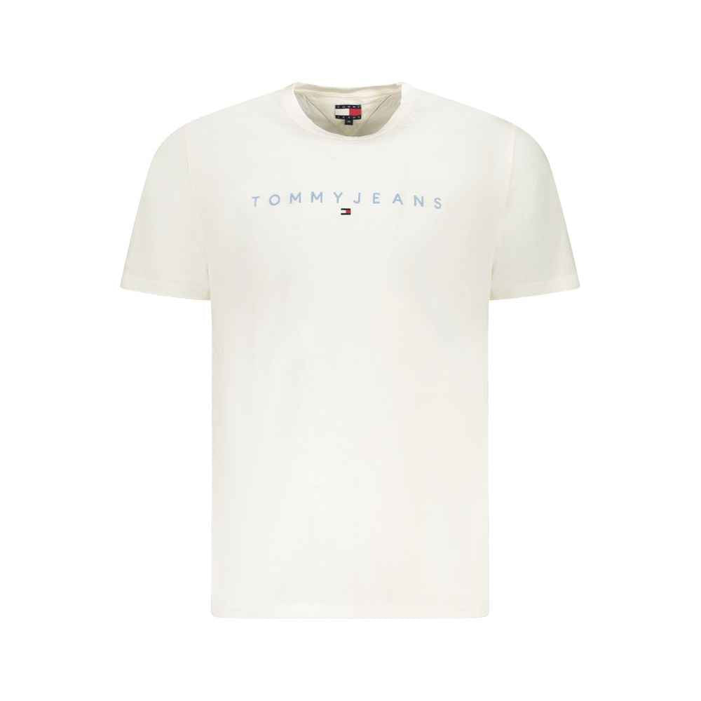 Tommy Hilfiger White Cotton Men T-Shirt