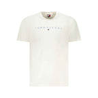 Tommy Hilfiger White Cotton Men T-Shirt