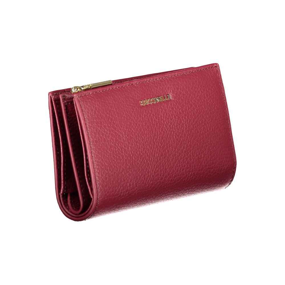 Coccinelle Purple Leather Wallet