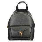 Coccinelle Black Leather Women Backpack