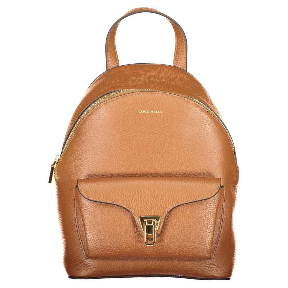 Coccinelle Brown Leather Women Backpack