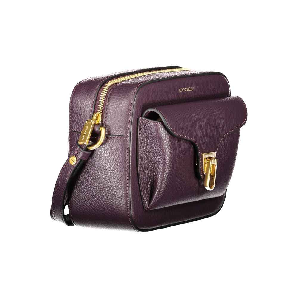 Coccinelle Purple Leather Women Handbag