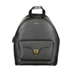 Coccinelle Black Leather Women Backpack