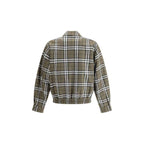 Burberry Green Wool Bomber