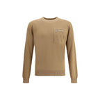 Fendi Beige Fleece Wool Sweatshirt