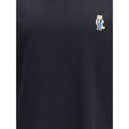 Maison Kitsuné Black Cotton T-Shirt