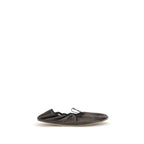 The Row Black Lamb Ovis Aries Aries Ballet Flats