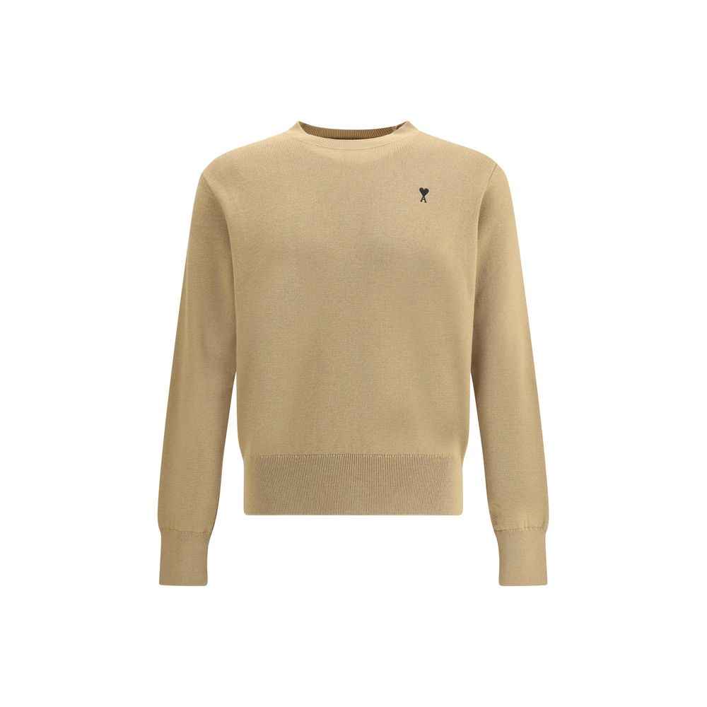 Ami Paris Pull Col Rond Ami De Coeur