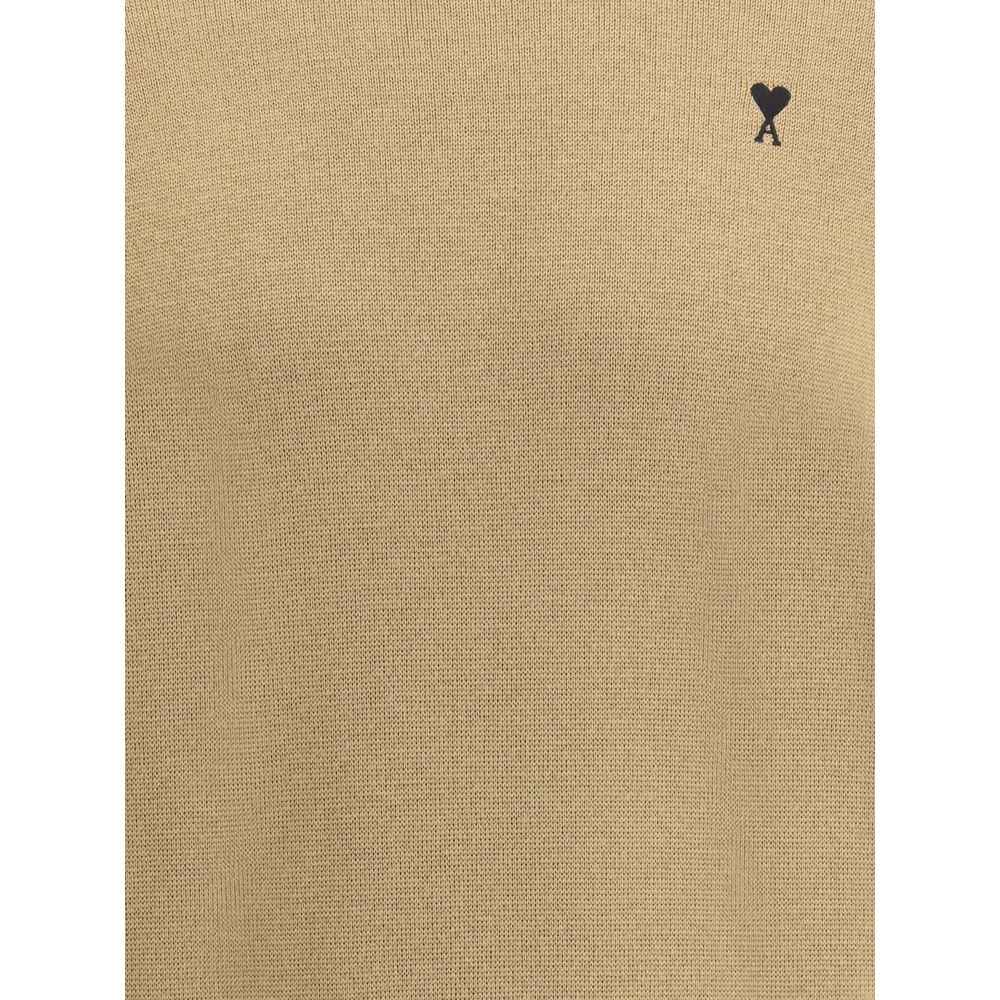 Ami Paris Pull Col Rond Ami De Coeur
