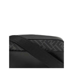 Fendi FF leather and canvas Shoulder Bag