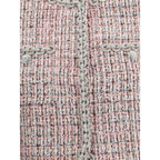 Self-Portrait Multicolor Wool Coat