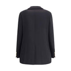 Blazé Milano Black Fleece Wool Blazer