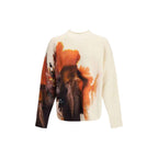 Y-3 U GFX KNIT CREW CWHITE/MULTCO