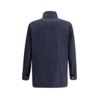 Brioni Blue Cashmere Coat