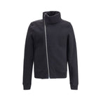 Rick Owens Black Cotton Full-Length Jacket