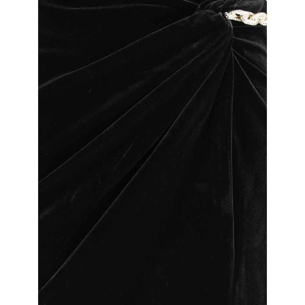 Self-Portrait Short velvet Dress