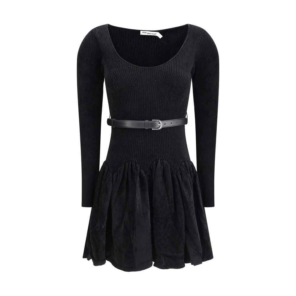Self-Portrait Chenille knit Dress