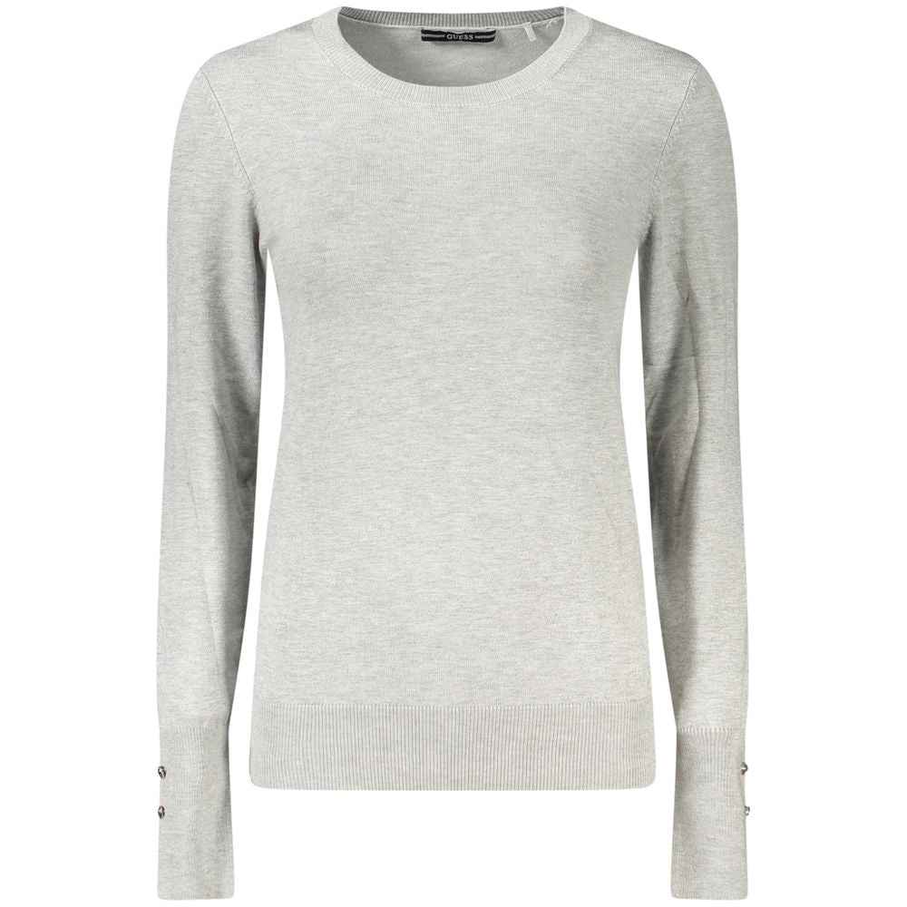 Guess Jeans Gray Viscose Women Sweater