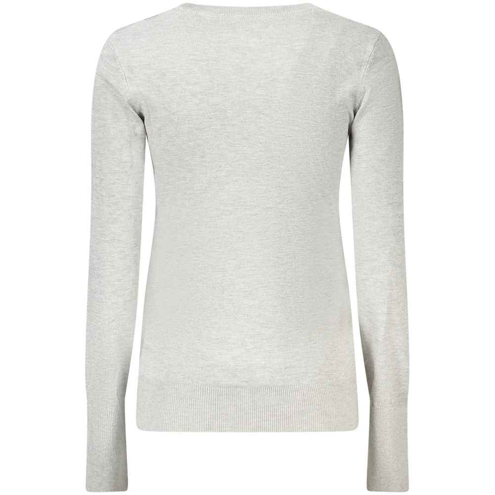 Guess Jeans Gray Viscose Women Sweater